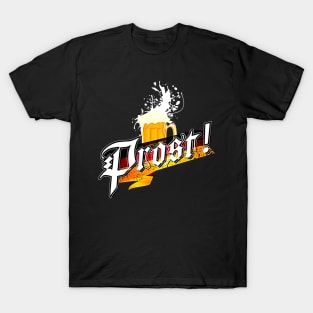 Prost Beer German American Flag Shirt Oktoberfest Men Mug T-Shirt